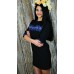 Embroidered dress "Polar Star"